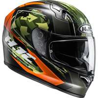 X-LARGE HJC FG-ST KUME GREEN MC4SF MOTORCYCLE HELMET
