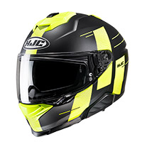 Casque Hjc I71 Peka Jaune Noir