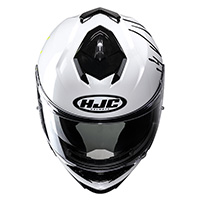 Casco HJC i71 Celos blanco amarillo - 3