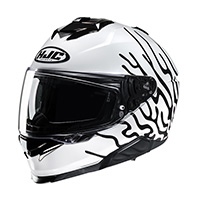 Casque HJC i71 Celos noir blanc