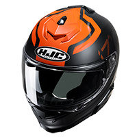 Hjc I71 Enta Helmet Orange Black - 2