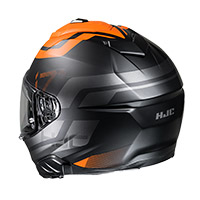 Hjc I71 Enta Helmet Orange Black - 3