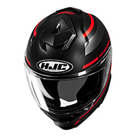 HJC i71 FQ20 ヘルメット ブラック レッド - 3
