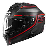 HJC i71 FQ20 Helm schwarz rot