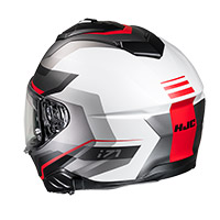 HJC i71 Nior Helm rot grau - 3