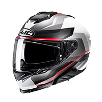 Casque Hjc I71 Nior Rouge Gris