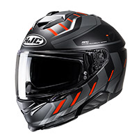Hjc I71 Simo Helmet Orange Black