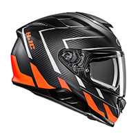 Hjc Rpha 71 Carbon Cano Helm orange matt - 3