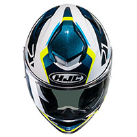 Casco HJC RPHA 71 Hapel azul amarillo - 3