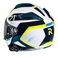 Casco HJC RPHA 71 Hapel azul amarillo - 4