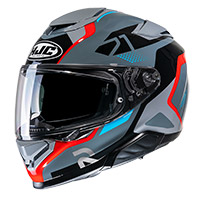 Hjc Rpha 71 Hapel Helmet Blue Yellow