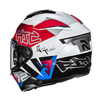 Hjc Rpha 72 Goldy Helmet Blue Red - 3