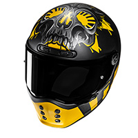 Hjc V10 Crania Helmet Yellow - 3