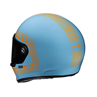 Hjc V10 Foni Helmet Blue - 3