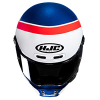 Casque HJC V10 Grape bleu rouge - 4