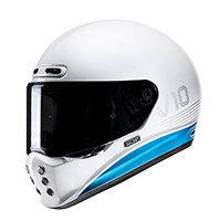 Casque Hjc V10 Tami Blanc Bleu