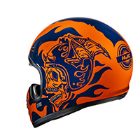 Hjc V60 Flame Helmet Orange