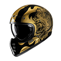 Hjc V60 Flame Helmet Gold