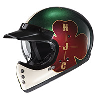 Casque Hjc V60 Ofera Vert Noir