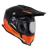 Casco Just-1 J14 F Elite Arancio Nero