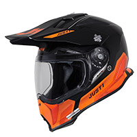 Casco Just-1 J14 F Elite Arancio Nero