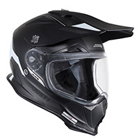 Casco Just-1 J14 F Elite Bianco Nero Opaco