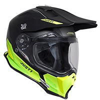 Casco Just-1 J14 F Elite Giallo Fluo Opaco