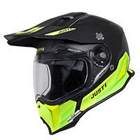 Casco Just-1 J14 F Elite Giallo Fluo Opaco