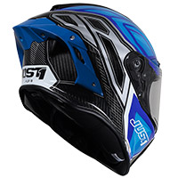 Casco Just-1 J Gpr Carbon Instinct Blu Fluo
