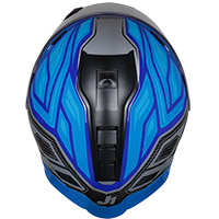 Casque Just-1 J GPR Carbon Instinct bleu fluo - 4