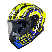 Casco Just-1 J-Gpr 2206 Torres Replica blu