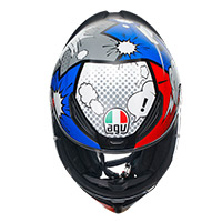 AGV K1 S E2206 バング イタリア ヘルメット マット ブルー - 3