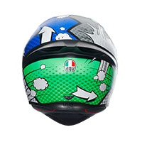 Casque AGV K1 S E2206 Bang Italy bleu mat - 4