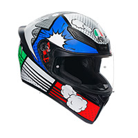 AGV K1 S E2206 Bang Italy Helm mattblau