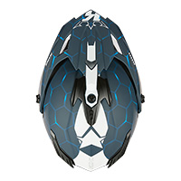 Kini Red Bull Adv X 2.0 Helmet Blue White - 4