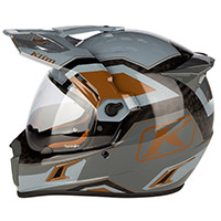 Klim Krios Pro Rallyメタリックヘルメットブロンズ - 2