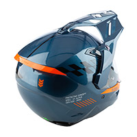 Casco Klim X1 Alpha Petrol Arancio - img 2