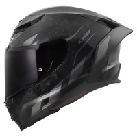 Casque LS2 FF807 Dragon Carbon Orix gris - img 2