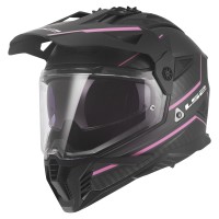 Casque LS2 MX702 Pioneer 2 Atron rose mat