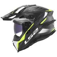 Casque LS2 MX707 Explorer Evo Nivra jaune mat