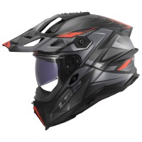 LS2 MX707 Explorer Evo Talux Helmet grey matt