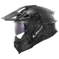 Casque LS2 MX707 Explorer Evo Carbon Forged brillant