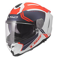LS2 FF817 Challenger 2 Titan Helmet blue red matt