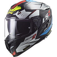 Casco Ls2 Ff327 Challenger Carbon Sporty Bianco