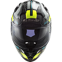 Ls2 Ff327 Challenger Carbon Thorn Helmet Hv Yellow - 3