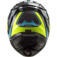 Casco LS2 FF327 Challenger Carbon Thorn HV amarillo - 4