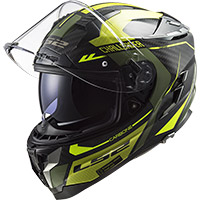 Ls2 Ff327 Challenger Carbon Thorn Helmet Military Green - 3