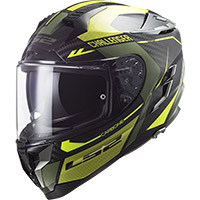 Casque Ls2 Ff327 Challenger Carbon Thorn Military Verde