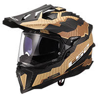 Ls2 Mx701 Explorer Carbon Trick Helmet Sand Matt