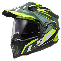 Ls2 Mx701 Explorer Spire Helmet Green Matt